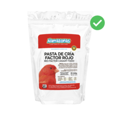 Pasta De Cría Factor Rojo 500g Canarios Alamazonas