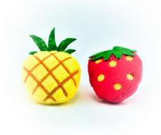 Juguete Para Gatos Pawffy Fruta Mixta Peluche