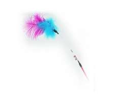 Juguete Para Gatos Pawffy Stick Con Metal, Cascabel Y Plumas